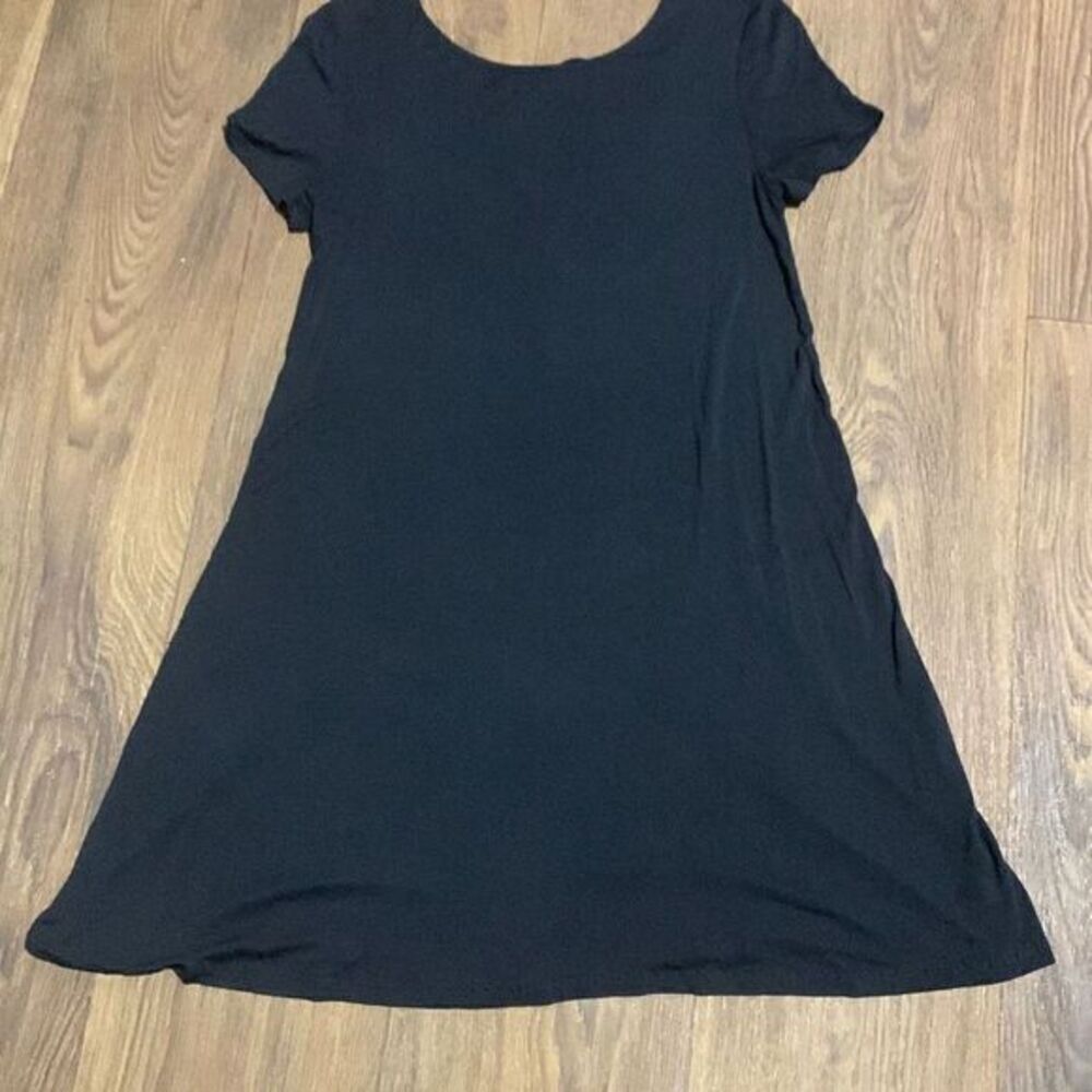 Mossimo Black babydoll dress cross cross back. Black mini dress xs